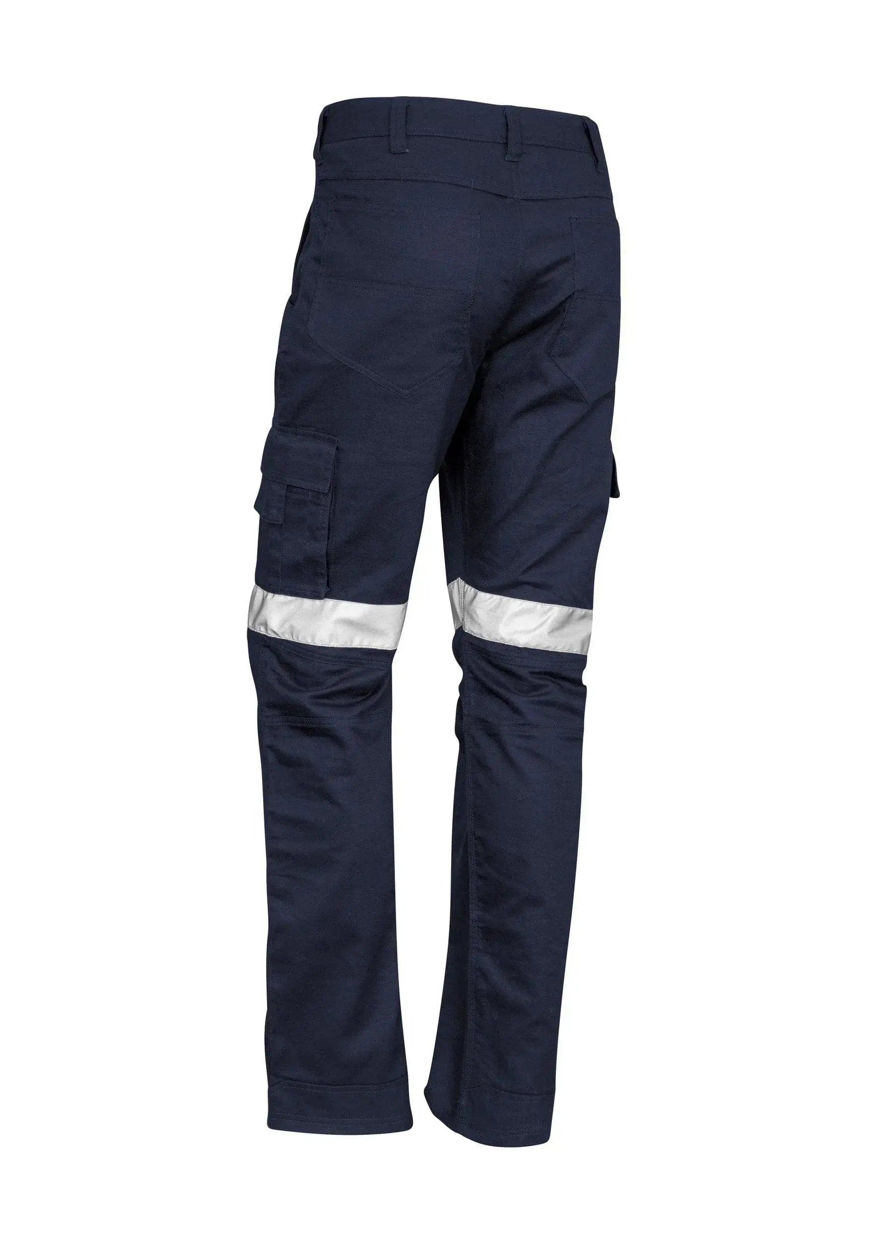 Mens Rugged Cooling Taped Pant (Stout) ZP904S Work Wear Syzmik Navy 87S